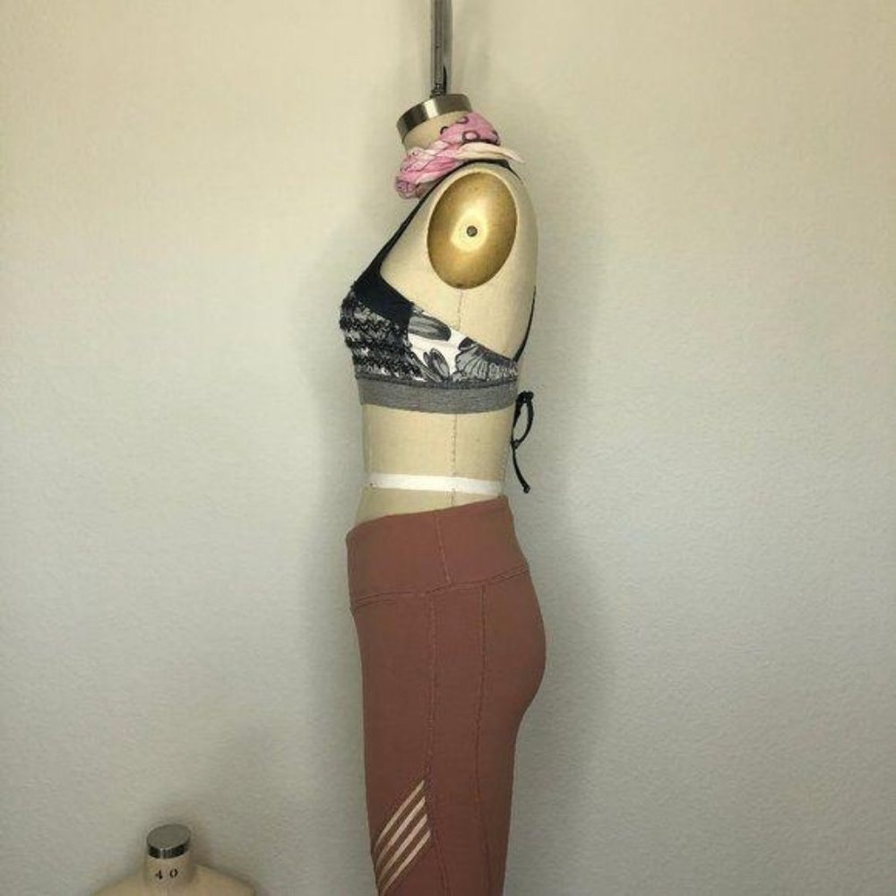 Fp Movement Halter X Open Back Smocked Sports Bra - image 2